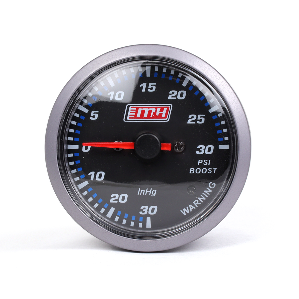 M&H Electrical Boost Gauge - Black Face